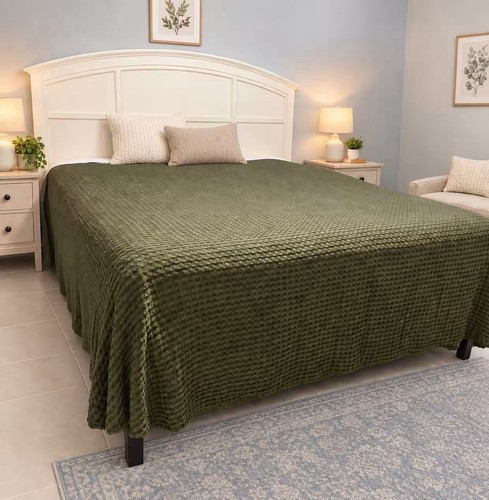 Bedsure cooling waffle blanket - bedsure,