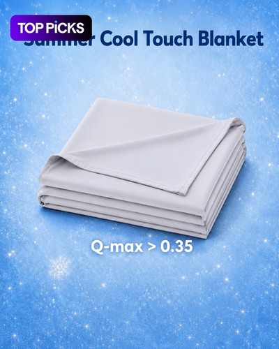 Grey cooling blanket - blanket, x