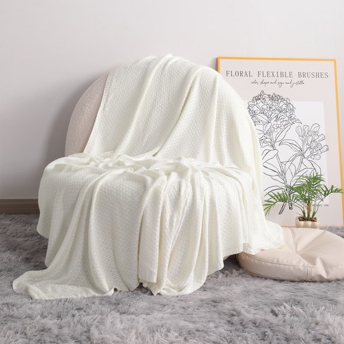 Cooling cable knit blanket - cooling,