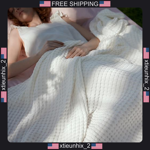 Cooling waffle blanket king - cooling,