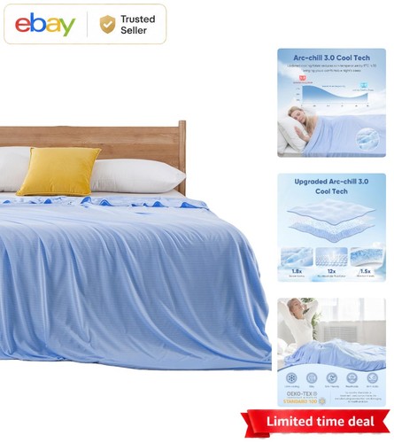 150x200cm blue bamboo cooling - bamboo,