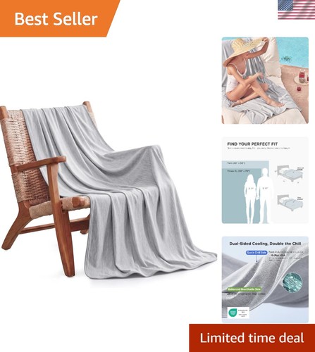 Silky cooling blanket for hot - cooling,