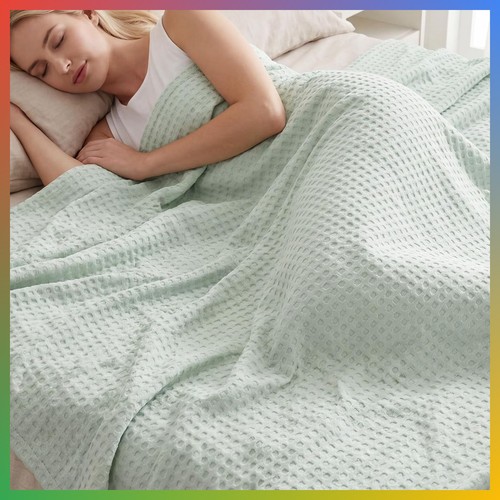 Cooling blanket waffle weave - cooling,