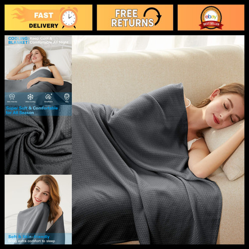 Cooling blanket x91 soft - 79"x91",
