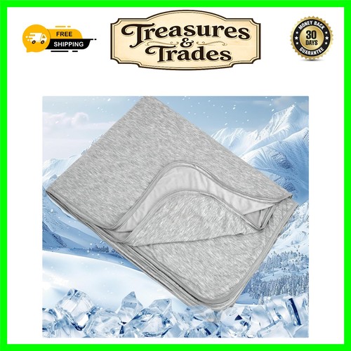 Grey cooling blanket for - cooling,